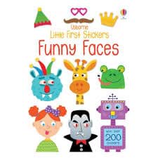 Little First Stickers Funny Faces resmi